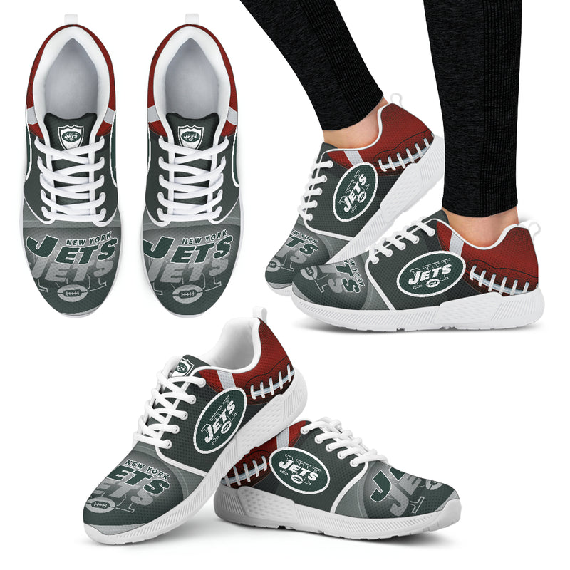 Awesome New York Jets Running Sneakers For Football Fan