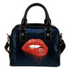 Beautiful Lips Elegant Logo Chicago Bears Shoulder Handbags