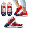 Line Stripe Logo Bottom New England Patriots Sneakers