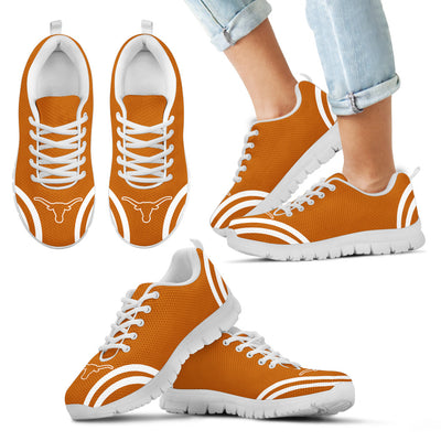 Lovely Curves Stunning Logo Icon Texas Longhorns Sneakers