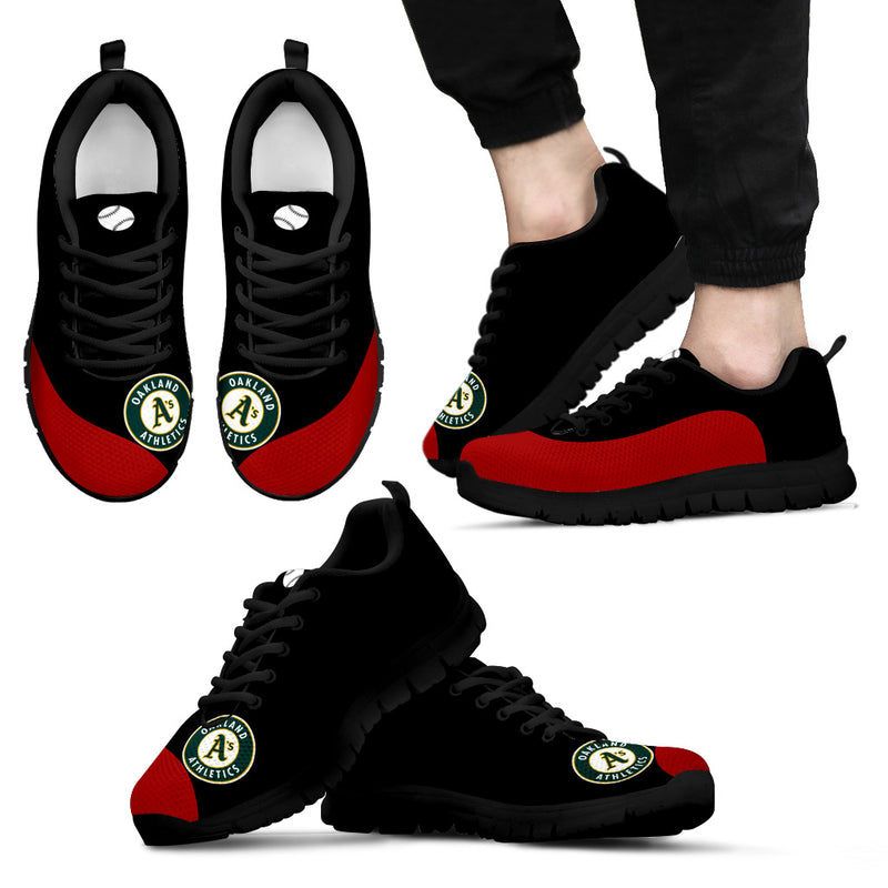 Valentine Love Red Colorful Oakland Athletics Sneakers