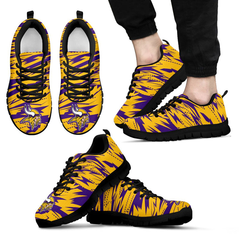 Brush Strong Cracking Comfortable Minnesota Vikings Sneakers