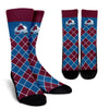 Gorgeous Colorado Avalanche Argyle Socks