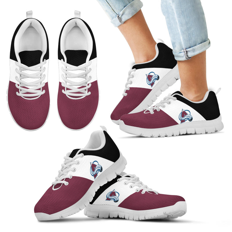 Separate Colours Section Superior Colorado Avalanche Sneakers