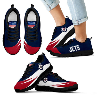 Awesome Gift Logo Winnipeg Jets Sneakers