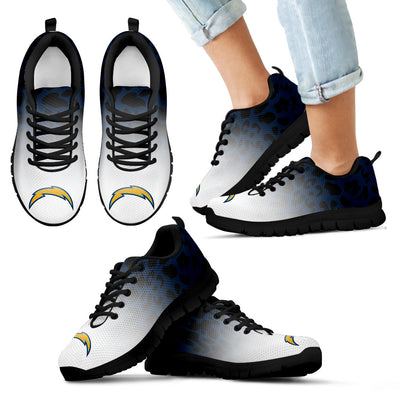 Leopard Pattern Awesome Los Angeles Chargers Sneakers
