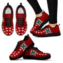 Love Extreme Emotion Pretty Logo Hawaii Rainbow Warriors Sneakers