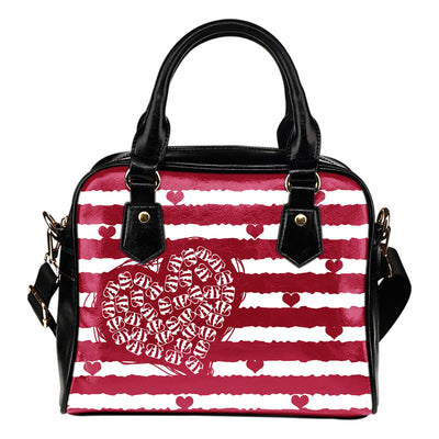 Sweet Romantic Love Frames Cincinnati Bengals Shoulder Handbags