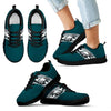 Three Colors Vertical Philadelphia Eagles Sneakers