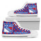 Puzzle Logo With New York Rangers High Top Shoes