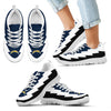 Jagged Saws Creative Draw Los Angeles Chargers Sneakers