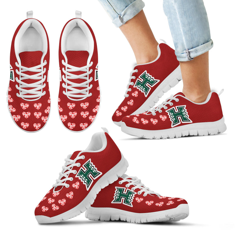Love Extreme Emotion Pretty Logo Hawaii Rainbow Warriors Sneakers