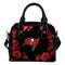 Valentine Rose With Thorns Tampa Bay Buccaneers Shoulder Handbags