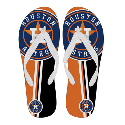 Great Houston Astros Fan Gift Two Main Colors Flip Flops