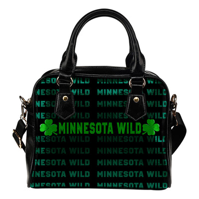 Colorful Minnesota Wild Stunning Letters Shoulder Handbags