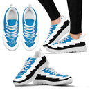 Jagged Saws Creative Draw Detroit Lions Sneakers