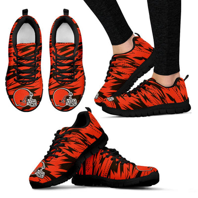 Brush Strong Cracking Comfortable Cleveland Browns Sneakers