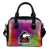 Rainbow Dynamic Mix Colours Gorgeous Northern Illinois Huskies Shoulder Handbags