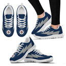 Hot Style Winnipeg Jets Sneakers Thunder Lightning Amazing Logo