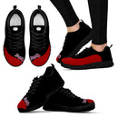 Valentine Love Red Colorful Atlanta Braves Sneakers