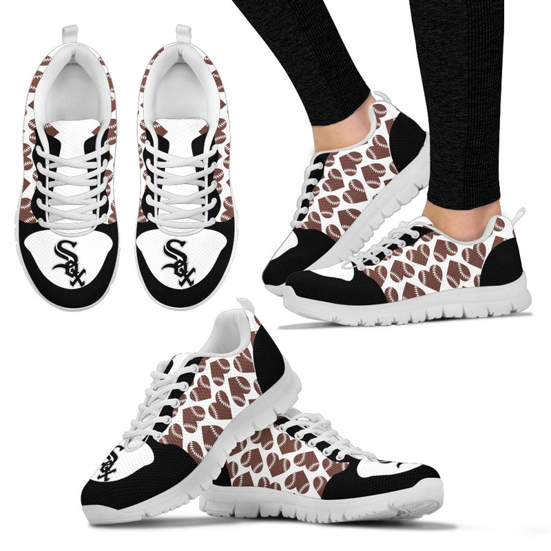 Great Football Love Frame Chicago White Sox Sneakers