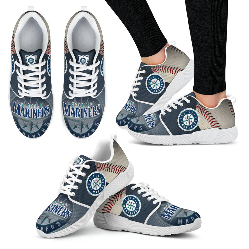 Awesome Seattle Mariners Running Sneakers For Baseball Fan