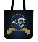 Score Art Los Angeles Rams Tote Bags