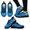 Pattern Logo Slide In Line Detroit Lions Sneakers