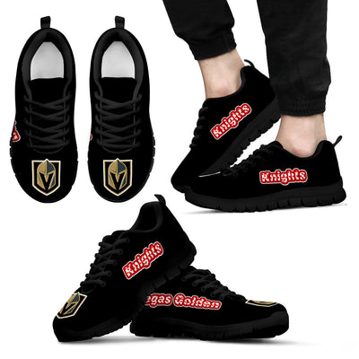 Magnificent Vegas Golden Knights Amazing Logo Sneakers