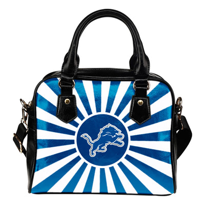 Central Awesome Paramount Luxury Detroit Lions Shoulder Handbags