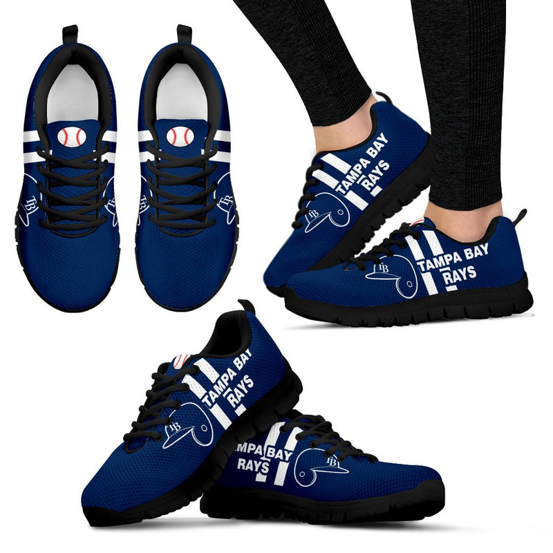 Vertical Two Line Mixed Helmet Tampa Bay Rays Sneakers