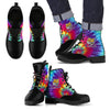 Tie Dying Awesome Background Rainbow LSU Tigers Boots
