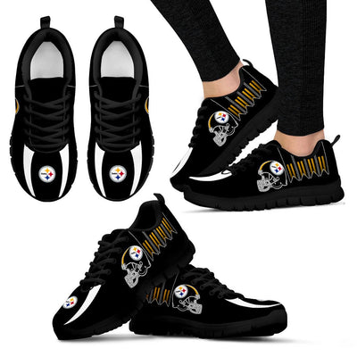 Vintage Four Flags With Streaks Pittsburgh Steelers Sneakers