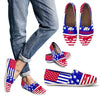 American Flag SMU Mustangs Casual Shoes