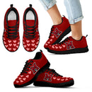 Love Extreme Emotion Pretty Logo Miami RedHawks Sneakers