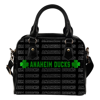 Colorful Anaheim Ducks Stunning Letters Shoulder Handbags