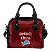 Love Icon Mix Detroit Lions Logo Meaningful Shoulder Handbags