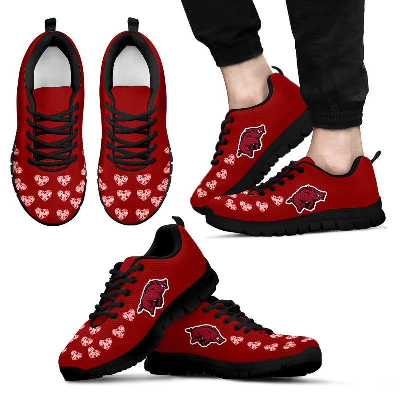 Love Extreme Emotion Pretty Logo Arkansas Razorbacks Sneakers