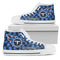 Puzzle Logo With Tennessee Titans High Top Shoes