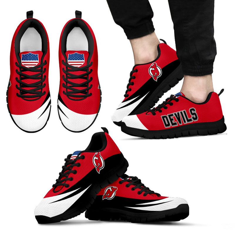 Awesome Gift Logo New Jersey Devils Sneakers