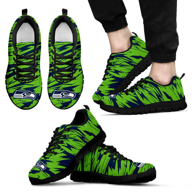 Brush Strong Cracking Comfortable Seattle Seahawks Sneakers