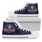 Cute Jurassic Park Winnipeg Jets High Top Shoes