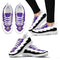 Beautiful Printed LSU Tigers Sneakers Jagged Saws Creative Draw