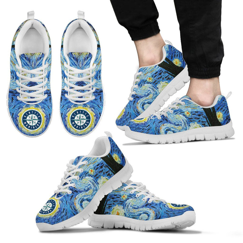 Sky Style Art Nigh Exciting Seattle Mariners Sneakers