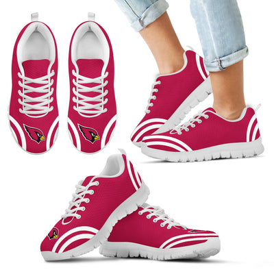 Lovely Curves Stunning Logo Icon Arizona Cardinals Sneakers