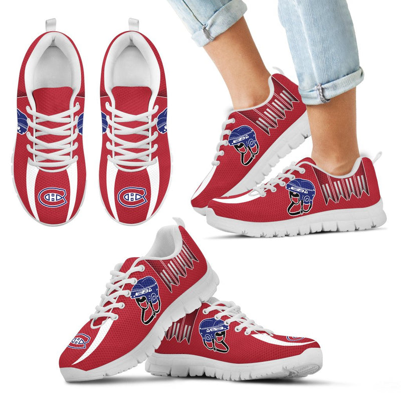 Vintage Four Flags With Streaks Montreal Canadiens Sneakers