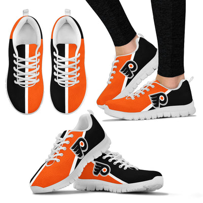 Dynamic Aparted Colours Beautiful Logo Philadelphia Flyers Sneakers