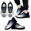 Custom Printed Winnipeg Jets Sneakers Leopard Pattern Awesome