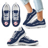 Wave Red Floating Pattern New York Yankees Sneakers