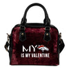 My Perfectly Love Valentine Fashion Denver Broncos Shoulder Handbags